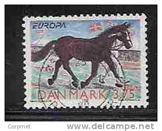 DENMARK  - FETES NATIONALES - FAUNA - HORSES - Yvert # 1191 - VF USED - Usati