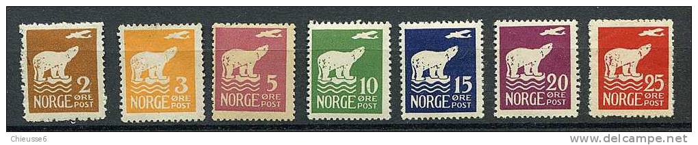 Norvège * N° 101 à 107 - Expédition Au Pole Nord - Nuovi