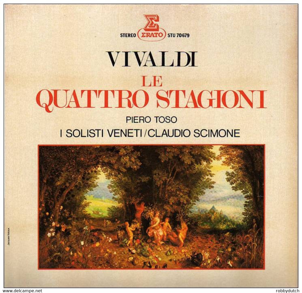 * LP *  VIVALDI / PIERO TOSO - LE QUATTRO STAGIONI (Italy 1978 Ex!!!) - Classica