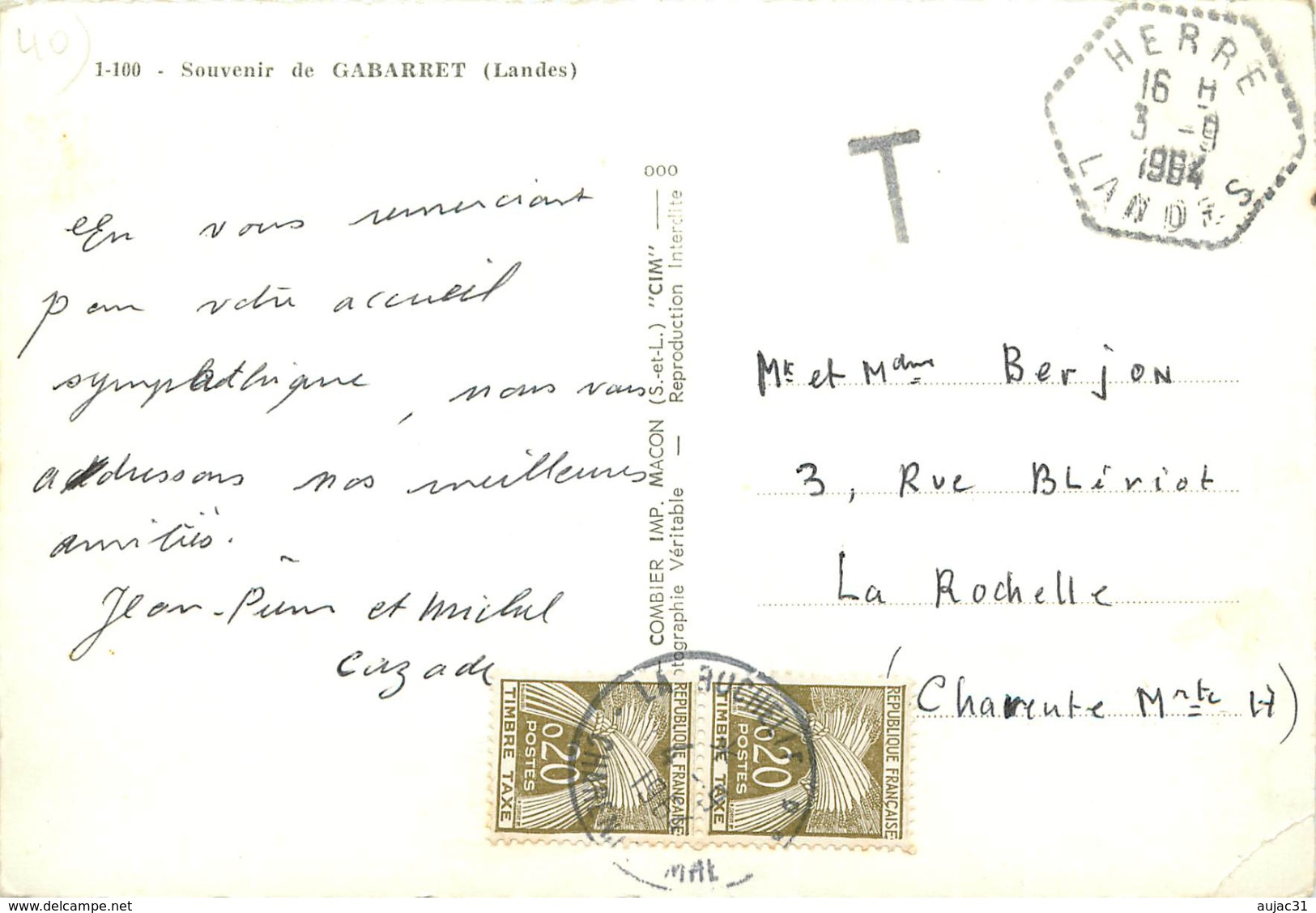 Dép 40 - RF11874 - Gabarret - Souvenir - Multivues - Semi Moderne Grand Format - état - Gabarret