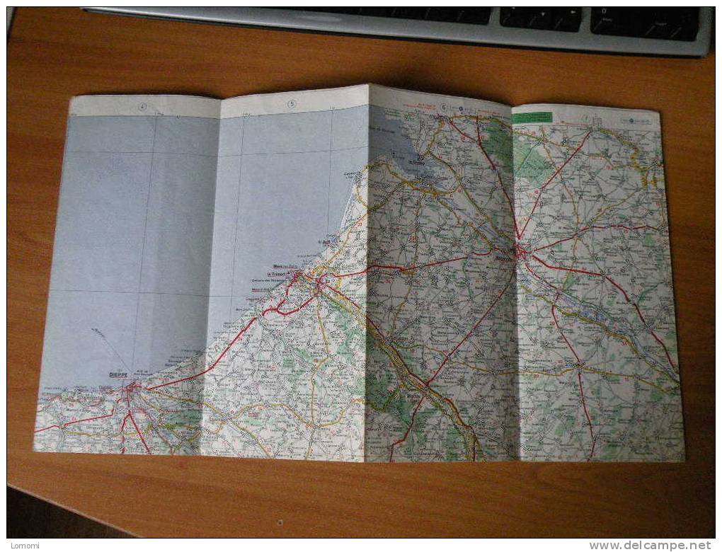 *Carte Routière Michelin N° 52 - Le Havre - Amiens - 1972  Trés Bon état - Cartes Routières