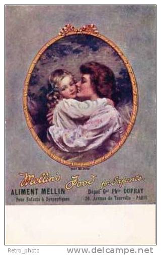 Aliment Mellin, Pour Enfants & Dyspeptiques ( Femme & Enfant ) - Publicité