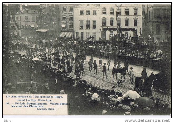 75 Aniversaire  De L'independace Belge  26 - Fêtes, événements