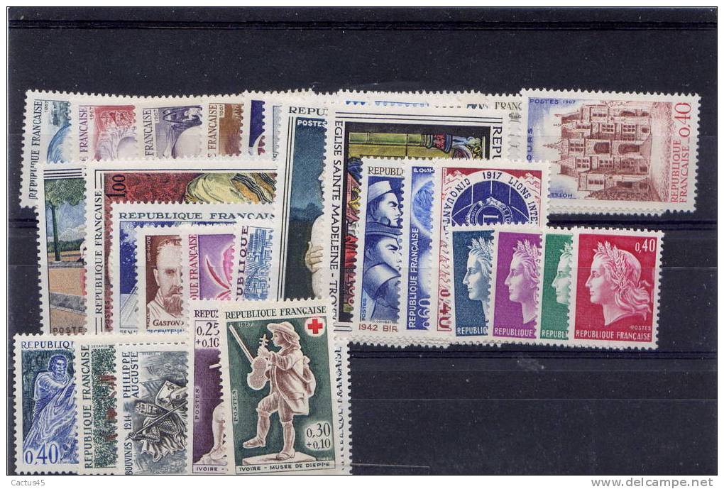 Annee 1967 Complete Neuve Sans Charniere Tres Belle Fraicheur Postale - 1960-1969