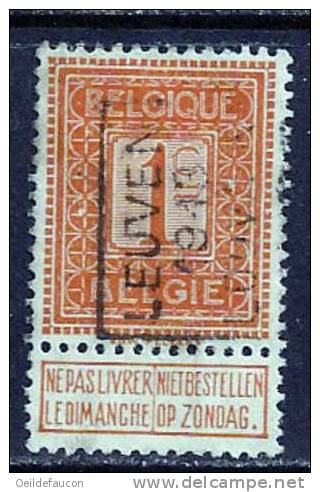 LEUVEN-LOUVAIN 1913 1 C - Rolstempels 1910-19