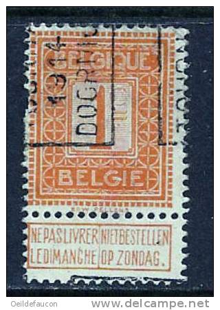TOURNAI-DOORNIJK 1914 1c - Rollenmarken 1910-19