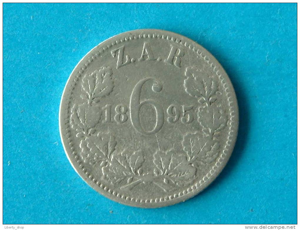 1895 - SIX PENCE / KM 4 ( For Grade, Please See Photo ) ! - Sudáfrica