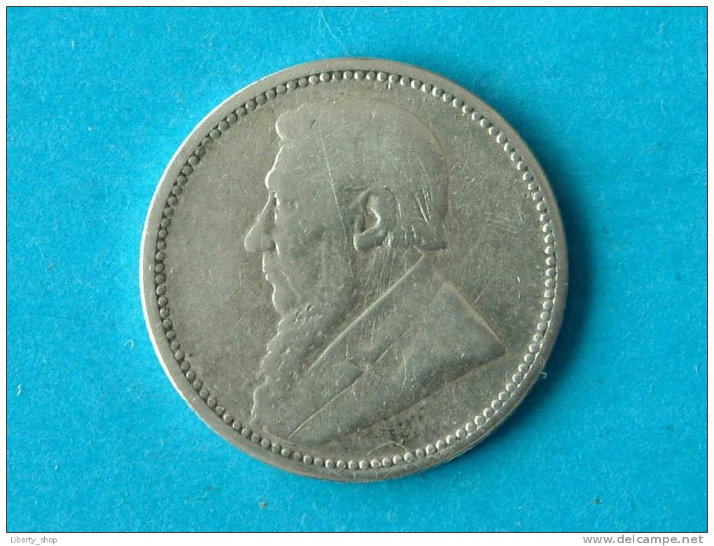 1895 - SIX PENCE / KM 4 ( For Grade, Please See Photo ) ! - Afrique Du Sud