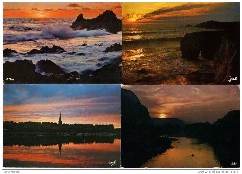 CPSM - LOT DE PLUS DE 100 CARTES DIFFERENTES DE COUCHER DE SOLEIL ECRITE OU NON - 100 - 499 Postcards