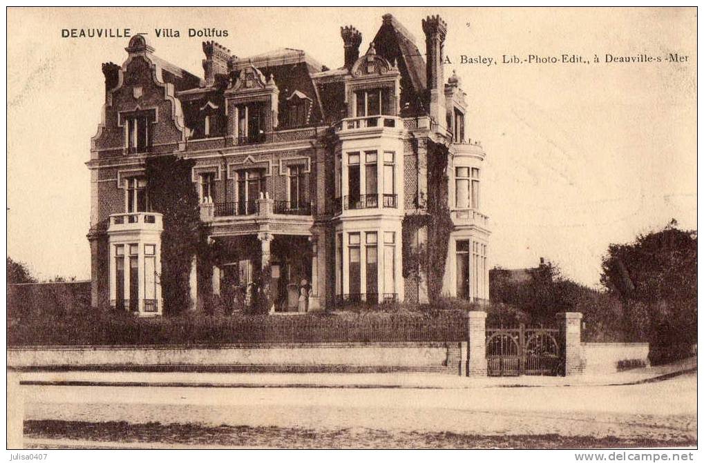 DEAUVILLE (14) Villa Nommée Dollfus - Deauville
