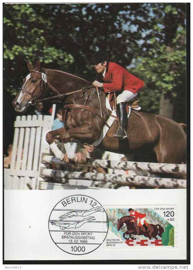 CPJ Allemagne Berlin 1986 Sports Jumping Cheval - Salto