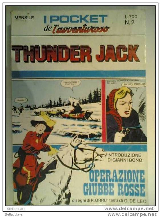 THUNDER JACK - GIUBBA ROSSA: MONOGRAFIA  Ed L´AVVENTUROSO - Classici 1930/50