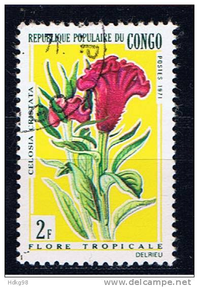 RPC+ Kongo Brazzaville 1971 Mi 273 Blume - Used