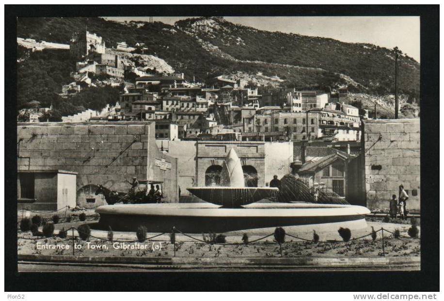 1949-GIBRALTAR-ENTRANCE TO TOWN-FP - Gibraltar