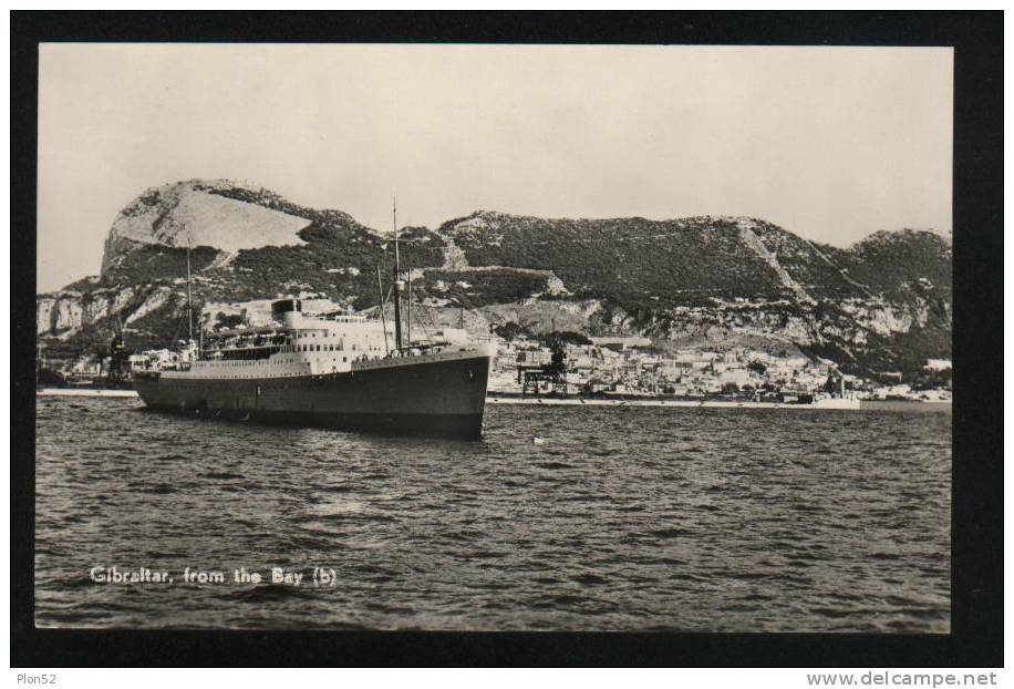 1950-GIBRALTAR-FROM THE BAY-FP - Gibraltar
