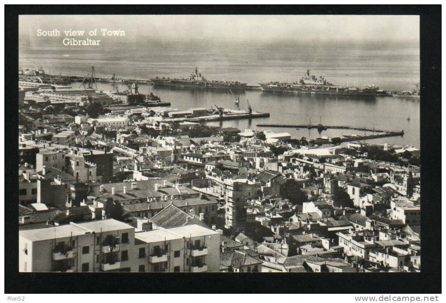 1953-GIBRALTAR-SOUTH VIEW OF TOWN-FP - Gibilterra