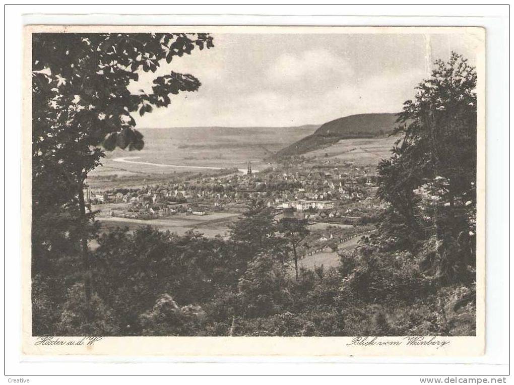 AK  HÖXTER A.d.W.1932  Blick Vom Weinberg - Höxter