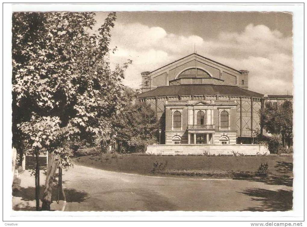 AK  BAYREUTH 1958 Festspielhaus (Bayreuth Festival Theatre) - Opera House - Germany - Bayreuth