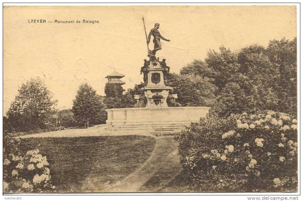 A Saisir: Bruxelles Laeken Laken Monument De Bologne 1926 à Amsterdam Ed. Desaix - Laeken