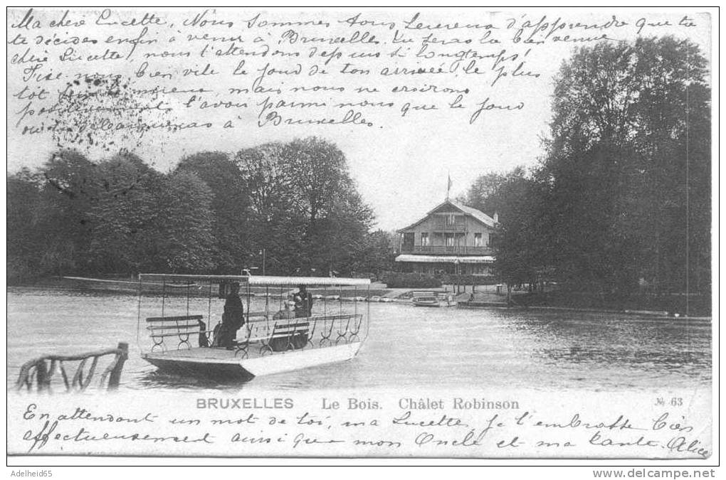 A Saisir: Bruxelles Le Bois, Chalet Robinson, Ferry,  1906, à Courbevoie Seine - Bossen, Parken, Tuinen