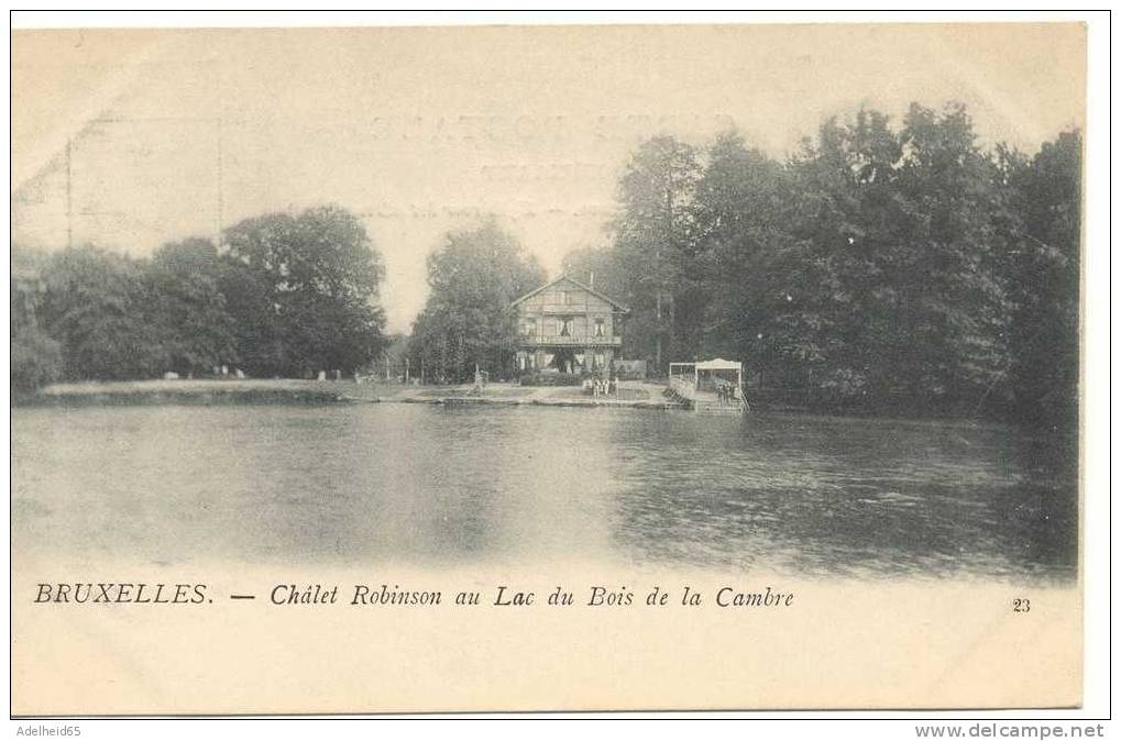 A Saisir: Bruxelles Ca 1900 Chalet Robinson Au Lac Du Bois De La Cambre - Bossen, Parken, Tuinen