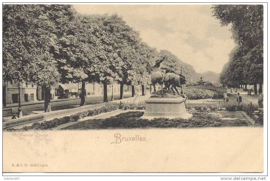 A Saisir: Bruxelles Ca 1900 Avenue Louise R.&J.D. 4245 Cegin - Lanen, Boulevards