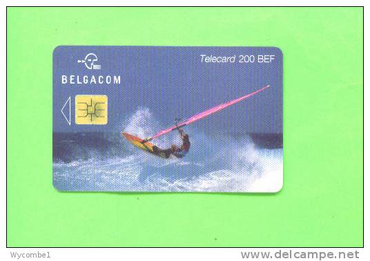 BELGIUM - Chip Phonecard/Sport/Wind Surfing - With Chip