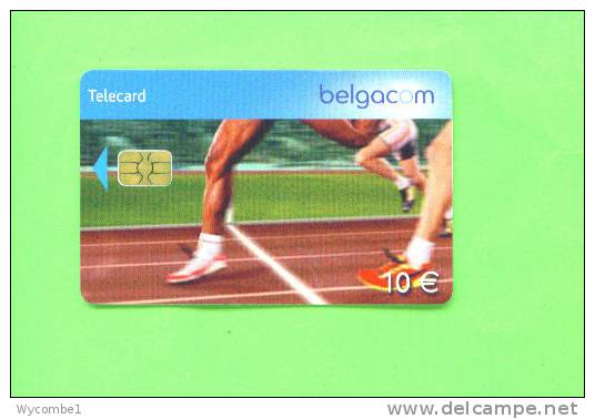 BELGIUM - Chip Phonecard/Sport/Athletics 1 - Met Chip