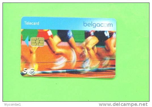 BELGIUM - Chip Phonecard/Sport/Athletics 2 - Met Chip