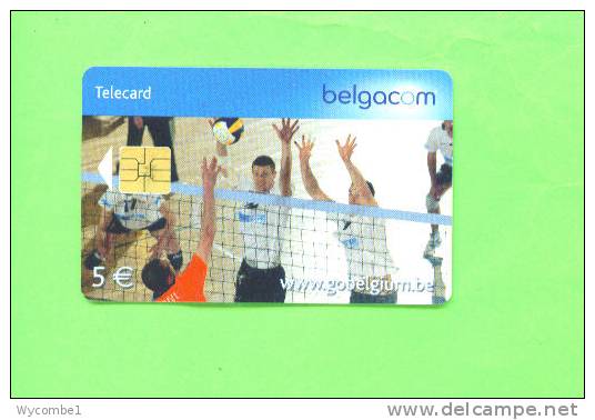 BELGIUM - Chip Phonecard/Sport/Volleyball - Met Chip