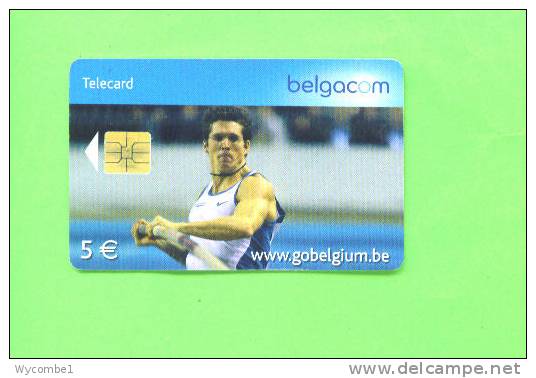 BELGIUM - Chip Phonecard/Sport/Pole Vault - With Chip