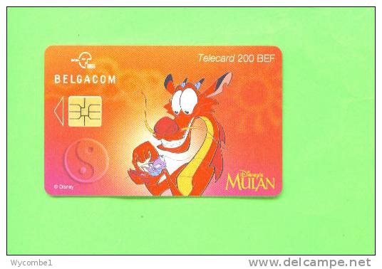 BELGIUM - Chip Phonecard/Disney/Mulan 1 - With Chip