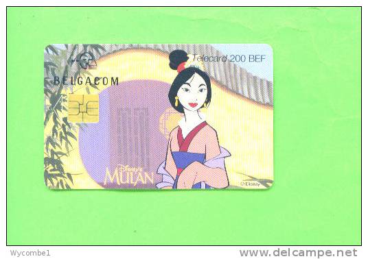 BELGIUM - Chip Phonecard/Disney/Mulan 3 - With Chip