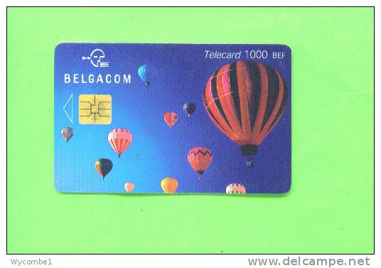 BELGIUM - Chip Phonecard/Hot Ait Balloons - Met Chip