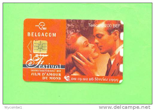 BELGIUM - Chip Phonecard/Mons Film Festival - With Chip