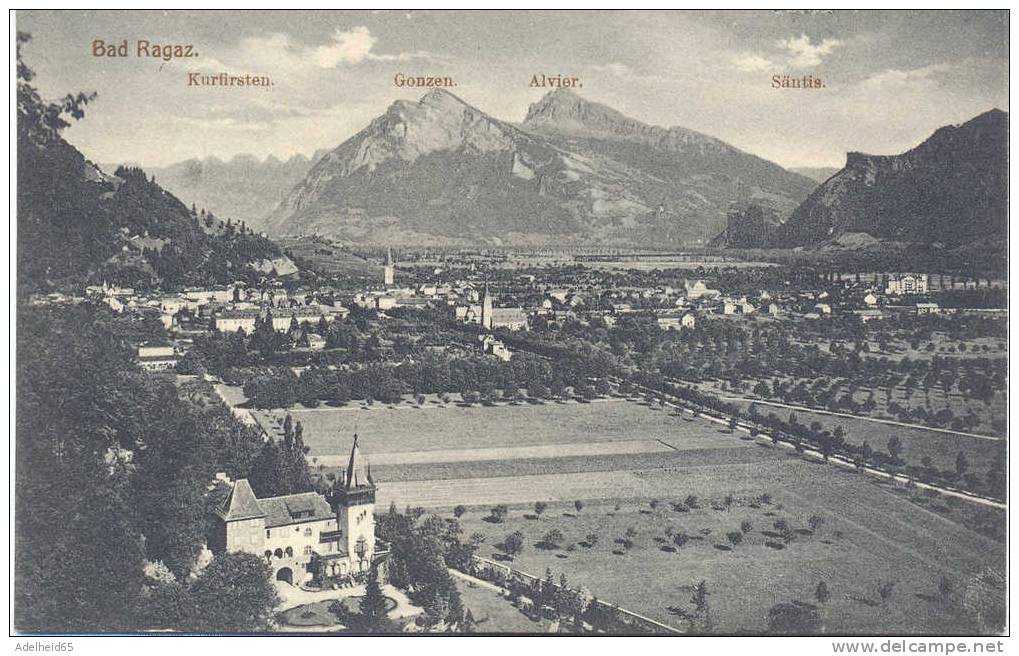 Bad Ragaz Um 1910 V. Johann Fetzer Ragaz - Bad Ragaz