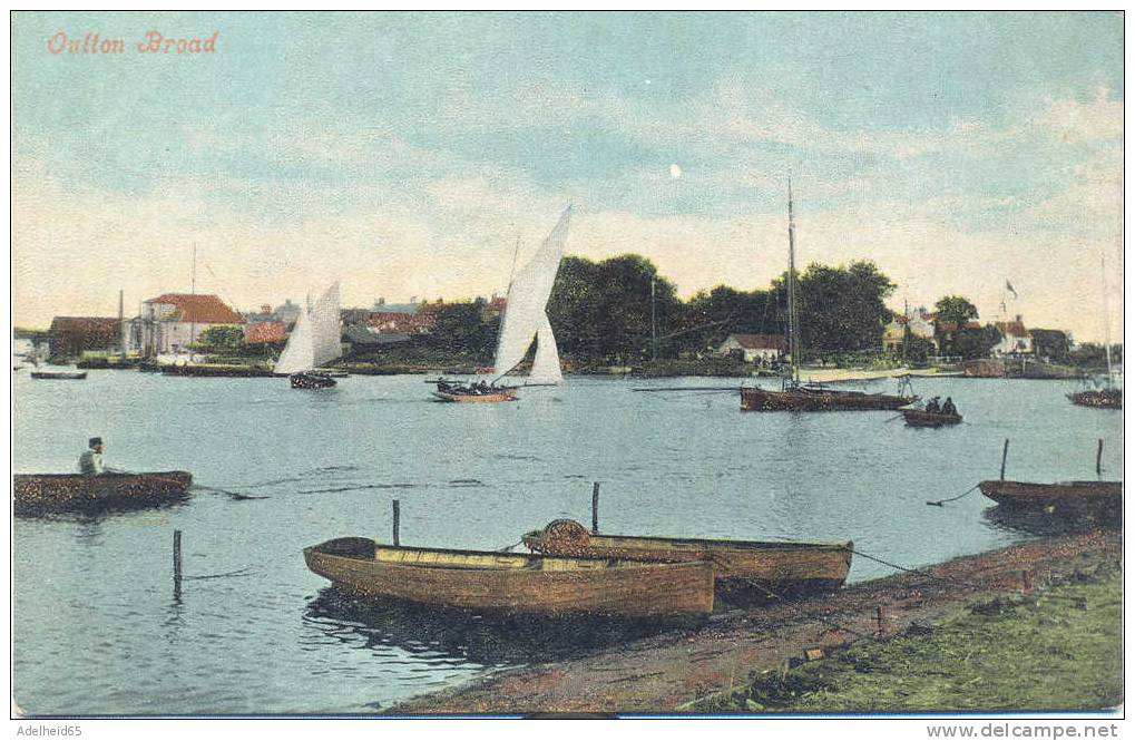 Oulton Broad, Lowestoft C 1910 The Valentine - Lowestoft