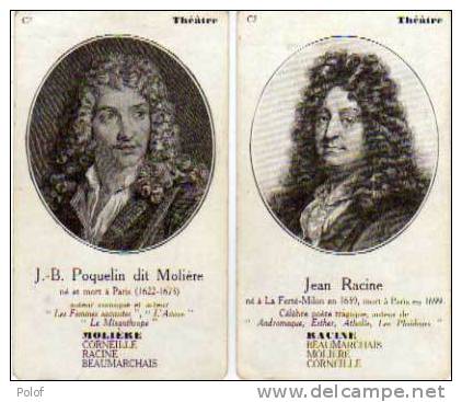 2 Cartons - J.b. Poquelin Dit Moliere - Jean Racine   (6190) - Theater