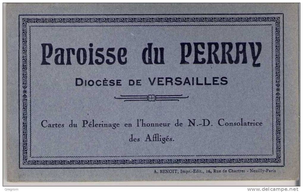 78 : Paroisse Du PERRAY , Diocèse De VERSAILLES  Carnet De 6 Cartes Complet ! - Le Perray En Yvelines