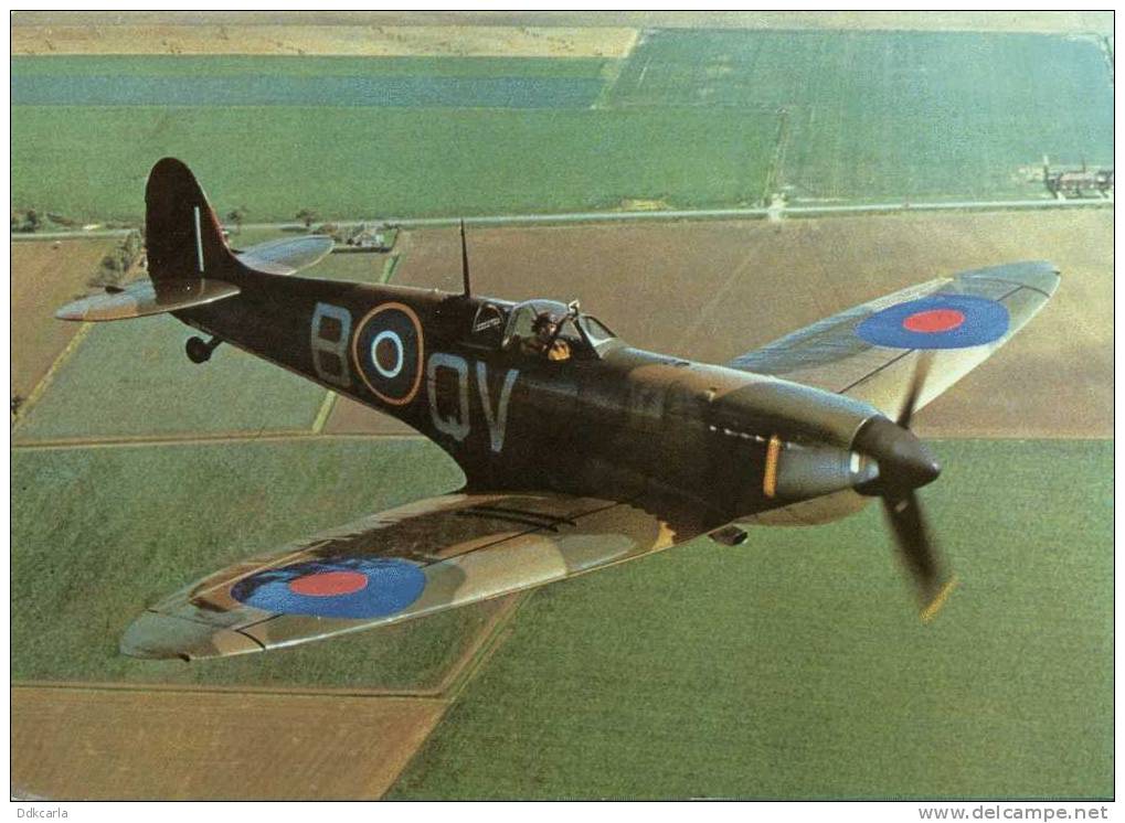 Reklame Kaart - OSCARPIX International - Spitfire Lla P7350 - 1939-1945: 2ème Guerre