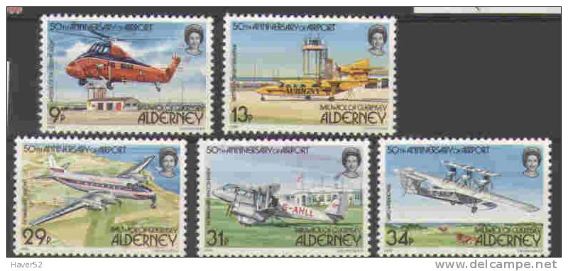 Alderney - MNH  !!  Yvert 18/21 RR !! - Alderney