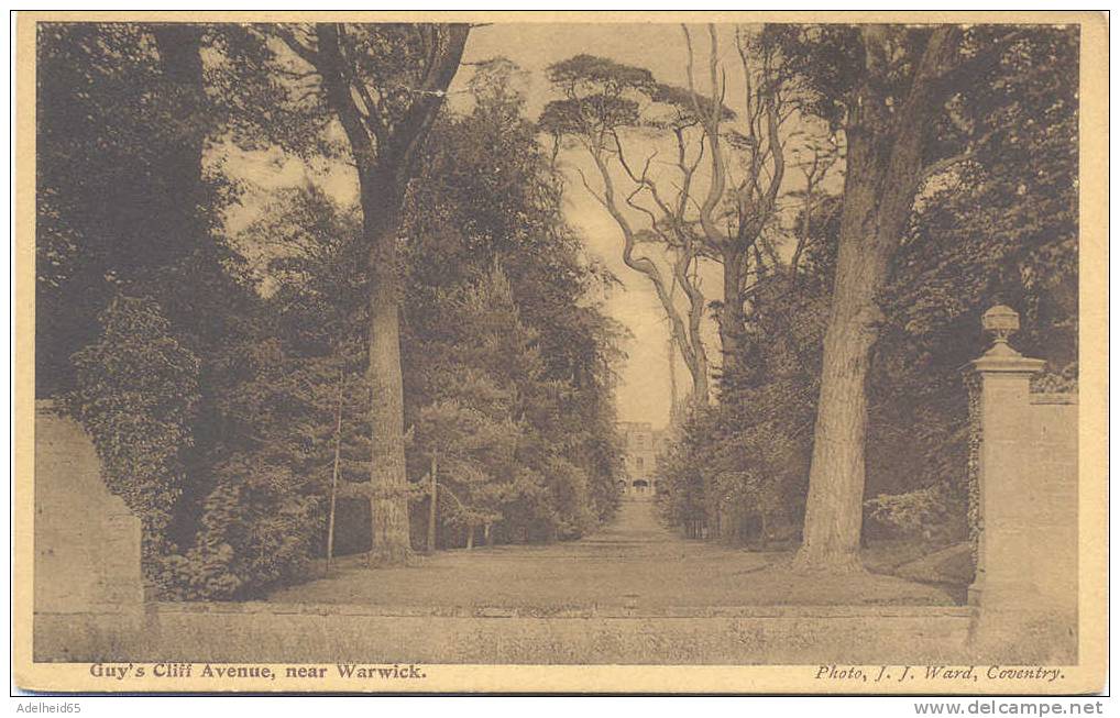 Guy's Cliff Avenue Near Warwick Photo Ward, Coventry Sepia Photo Art Series 1002 - Warwick