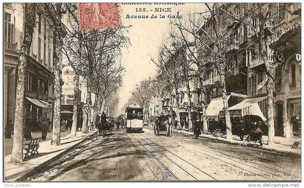 NICE- AV DE LA GARE - Transport Ferroviaire - Gare