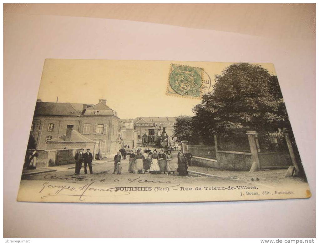 1cbr - CPA - FOURMIES  - Rue De Trieux-de-Villers - [59] Nord - Fourmies