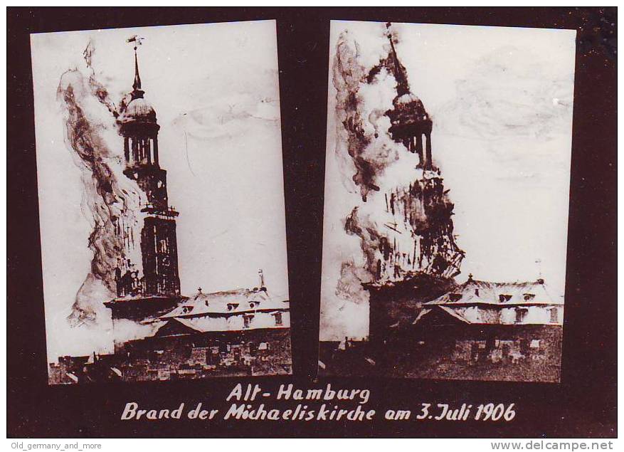 Hamburg Brand Der Michaeliskirche - Mitte