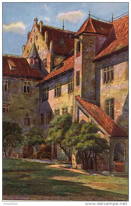 RAR Schloss Füssen Künstlerkarte Marschall Cca 1930 - Füssen