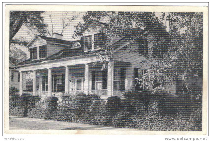 COLUMBUS MISSISSIPPI Lehmquen CLASSIC REVIVAL Cottage Style CIRCA 1940-50 - Other & Unclassified