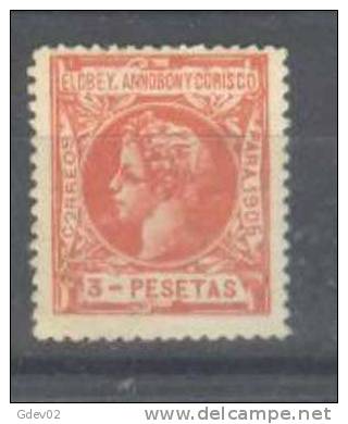 EAC31-L3473.Guinee.Guinea. ELOBEY,ANNOBON   Y CORISCO.Alfonso Xlll.1905. (Ed 31**) Sin Charnela.MAGNIFICO - Guinea Española