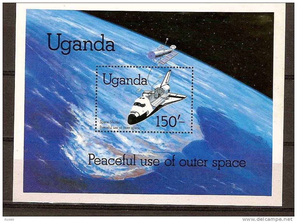 Ouganda Uganda 1982 Yvertn° Bloc 32 *** MNH Cote 6 Euro Espace Columbia - Oeganda (1962-...)