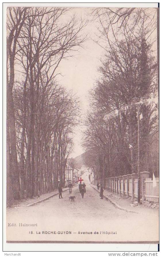 VAL D OISE.LA ROCHE GUYON.AVENUE DE L HOPITAL - La Roche Guyon